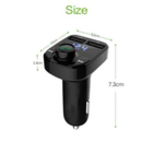 Car Wireless Bluetooth FM Transmitter MP3 Player USB Car Charger Adapter UK 2