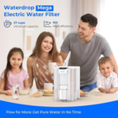 Waterdrop Mega Instant Electric Water Filter Jug with 3 Months FilterWhite 1