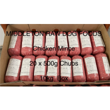 Frozen Dog Food Chicken Mince 20 x 500g Chubs 10kg box BARF RAW DIET delivered