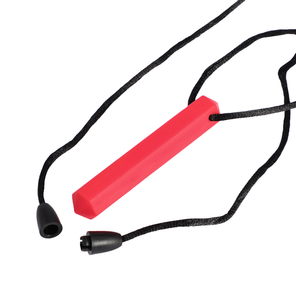 5pcs Food Grade Silicone Chew Necklaces for Autistic & ADHD Sensory Fun