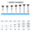 110PCS Pro Rivnut Tool Kit M3M12 Threaded Riveter Gun w Repair Mandrels UK 4