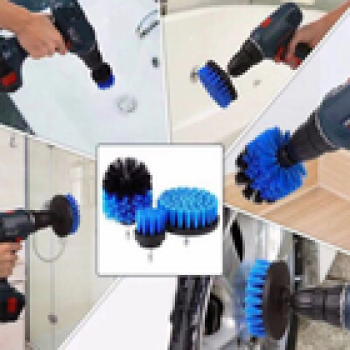 3PcsSet Cleaning Drill Brush Cleaner Combo Tool Electric Drill Power Scrubber 2