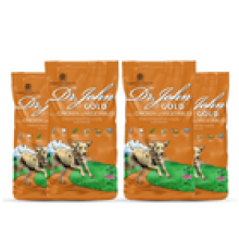 Dr John Gold Dry Dog Food 4x4kg Chicken with Vegetables Adult Working Dogs