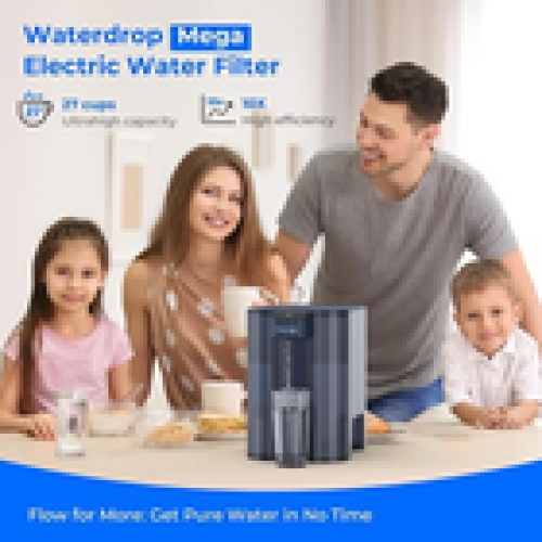 Waterdrop Mega Instant Electric Water Filter Jug with 3 Months Filter Blue 1