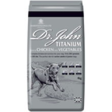 Dr John Titanium Dry Dog Food 4kg Chicken Active Working Adult Junior Dogs