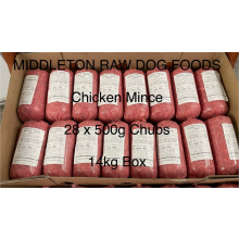 Frozen Dog Food Chicken Mince 28 x 500g Chubs 14kg box BARF RAW DIET delivered