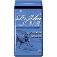 Dr John Silver Dry Dog Food 4kg Chicken Vegetables Working Adult Dogs