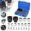 Universal 12 Universal Drive Metric Socket Set 21Pcs 836mm 12Point Spline CRV UK 5