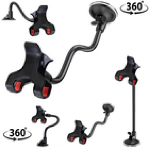 360  Rotatable In Car Suction Phone Holder Dashboard Windscreen Mount Universal 2