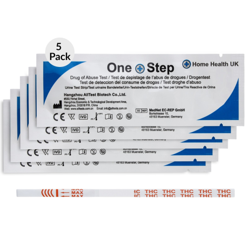 5 Cannabis Urine Drug Test Strips Easy Convenient Substance Testing 1ST Class
