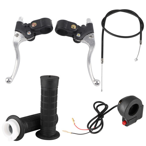 Durable 22mm Handle Grips Kit with Kill Switch & Brake Levers 1