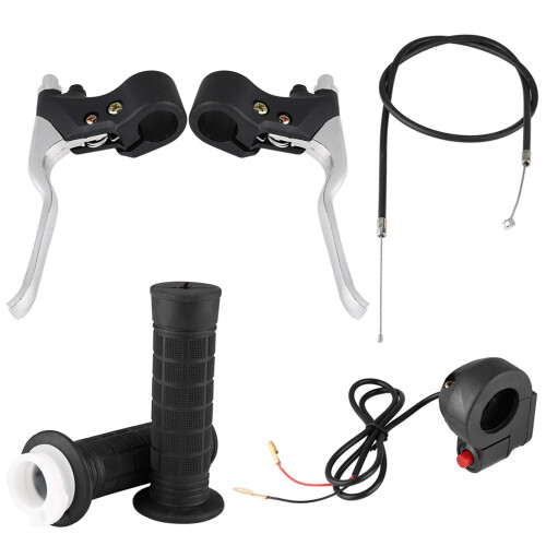 Durable 22mm Handle Grips Kit with Kill Switch & Brake Levers 2
