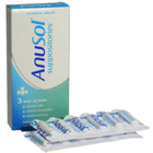 Anusol Suppositories Haemorrhoids Shrinks Piles 3 Way Action 12 Pack Multibuy 2