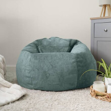 (Seafoam Blue) rucomfy Indoor Classic Velora Adult Bean Bag Chair - Bean Bag Seat