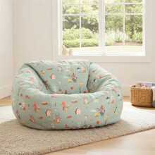 rucomfy Forest Friends Kids Water Resistant Slouchbag Bean Bag Chair