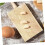Pasta Board Small Gnocchi Board Solid Wood Dough Tool Fresh Pasta Preparation Home Kitchen Space Saving 3
