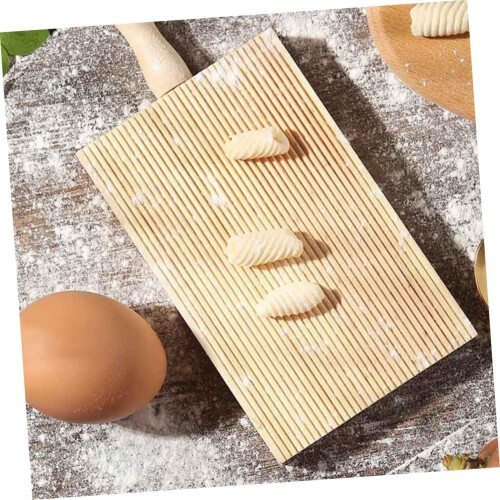 Pasta Board Small Gnocchi Board Solid Wood Dough Tool Fresh Pasta Preparation Home Kitchen Space Saving 2