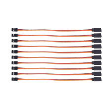 Câbles de extensão servo macho-fêmea em 10 unidades para servos de radiocomando Futaba JR.