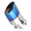 Curved Chrome Blue Exhaust Pipe Tip for Enhanced Vehicle Elegance 5