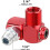 4 adaptadores pneumáticos 1/4" NPT 360 para ferramentas 4