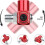 4 adaptadores pneumáticos 1/4" NPT 360 para ferramentas 2
