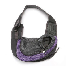 (S, purple) Adjustable DogBackpack Casual Dog Backpack