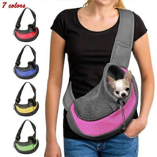 (L, Blue) Adjustable DogBackpack Casual Dog Backpack 1