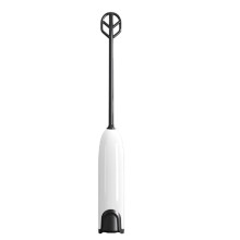 Electric Hand Mixer Cordless Portable Blender Milk Frother Egg Beater White