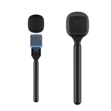 Adaptador de alça para microfone de entrevista (lote de 2) compatível com os microfones DJI Mic 1/2 e Rode Wireless Go/GoII/Relacart/Wire