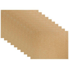 200 folhas de papel manteiga siliconeado, antiaderentes, ideais para assar no forno, na frigideira de ar quente e para bolos.