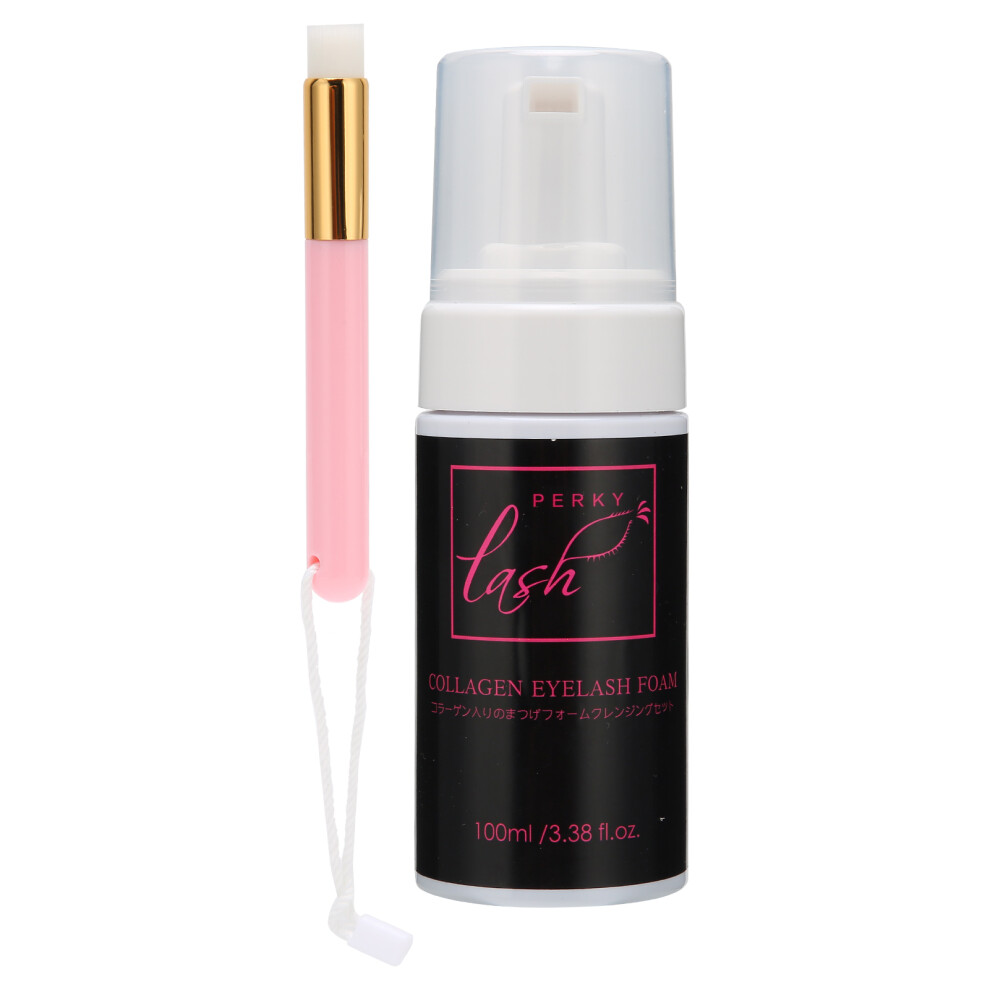 Healthy Lashes Maintained, Glue Retention Enhanced, Non-Irritating Natural Formula, Professional Lash Extension Cleaning System, Includes Soft Eyelas