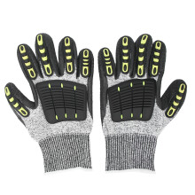 Shock Absorbing Cut Resistant Gloves With Soft Fluffy Interior And Breathable Fabrics For Comfortable Long Wear, Ergonomic Design Impact Resistant