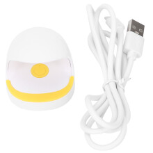 Mini Nail Dryer with UV LED Lamp, Smart Sensor Double Light Source Nail Polish Drying Machine in Egg Shape Design, USB Powered Lightweight Portable