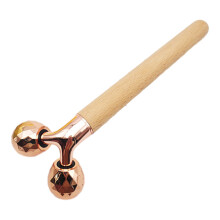 Radiant Skin Companion, Unique 3D 'V' Type Design Face Massage Roller For Anti-Aging, Cooling Zinc Alloy Promotes Blood Flow And Lymphatic Drainage,
