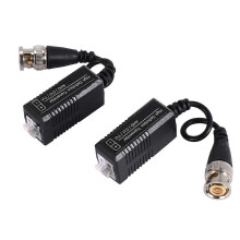 4 pares (8 peças) de transmissores e receptores balun de vídeo passivo com cabo para 1080P TVI/CVI/AHD/