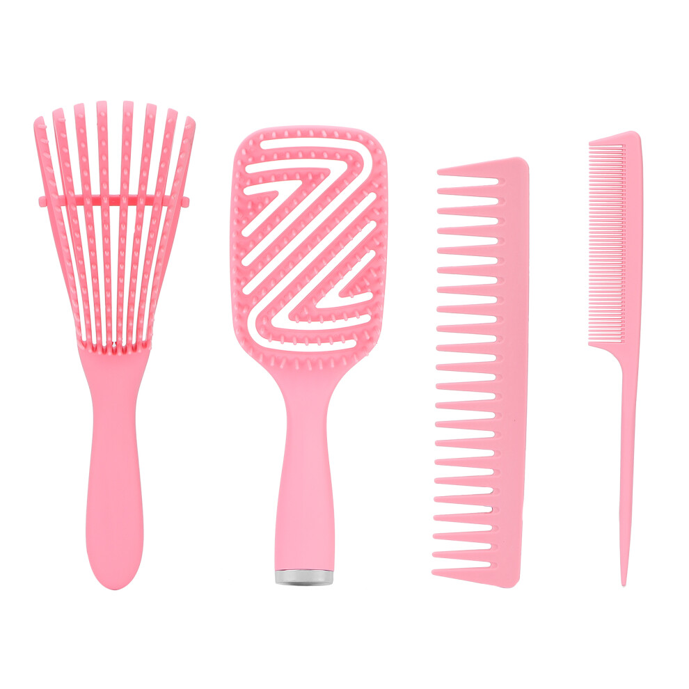 All-in-One Detangler, Detangling Brush for Textured 3a To 4c Hair, Ergonomically Designed Scalp Massage Tool, High Quality ABS Material for Longevity