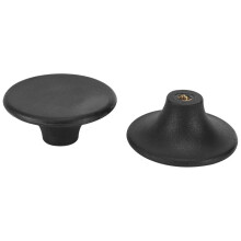 Lote de 4 botões de reposição em bakélite para cocas de ferro fundido esmaltado, compatíveis com as marcas Le Creuset, Aldi e Lodge.