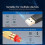 Adaptador de áudio USB para óptico, conversor de porta SPDIF 4