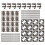 Iron Retro Hardware Kit for Boxes with Locks Hinges and Corner Safety Features 2