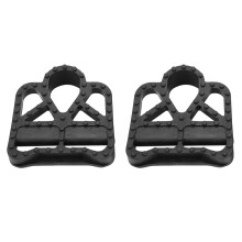 2 Stück Fahrradpedaladapter für SPD SL Serie, 73x64mm, Schwarz