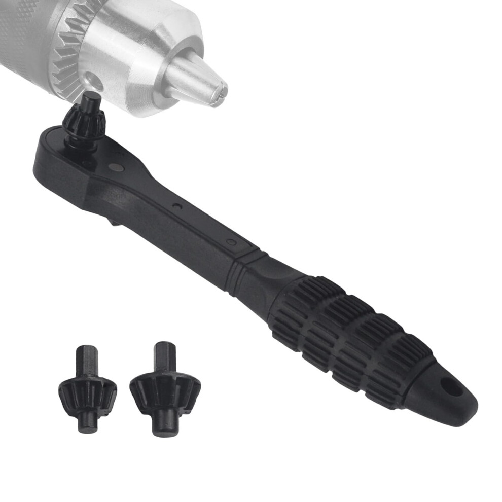 Drill Chuck Ratchet Spanner, 2In1 Quick Change, Multifunctional Doublehead Ratchet Wrench For Automotive 9187378672112