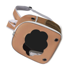 Cats Backpack Breathable Outdoor Cats Carriers Shoulder-Brown