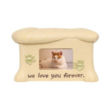 Dog Funeral Cremation Urn for Ashes Pet Wood Memorial-Style1