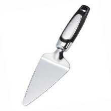 Pie and pizza shovel - Stainless steel - Silver and black - 25 cm -