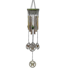 (Butterfly 12 tubes) Me Metal -tube Lar Hanging Home Pendant