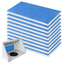 Lote de 12 filtros para cabine de pintura, filtro para cabine de pulverização