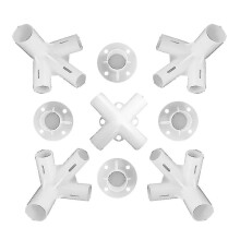 Peças de reposição para pés de barraca/toldo de gazebo de 3x3m: conector de ângulo central 25/19 mm