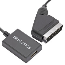 Cabo HDMI para péritel, adaptador HDMI para péritel, conversor HDMI para péritel, adaptador de vídeo