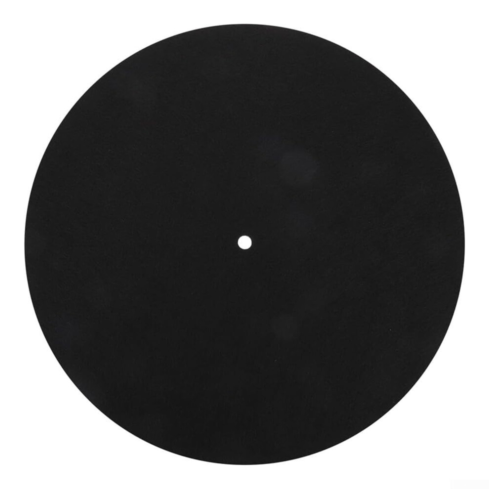 Turntable Felt Mat 3Mm Thick Reduces Vibration Improves Sound For Vinyl Records Black 9187378672457