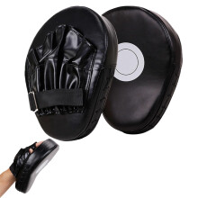 Boxing Pads For Kickboxing, Black, 1 Pair, Muay Thai Pads, Punch Pads For Karate Taekwondo Martial Arts